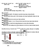 Đề đề xuất kiểm tra chất lượng học kỳ I môn Vật lý Lớp 9 - Năm học 2012-2013 - Trường THCS Tân Thành (Có đáp án)